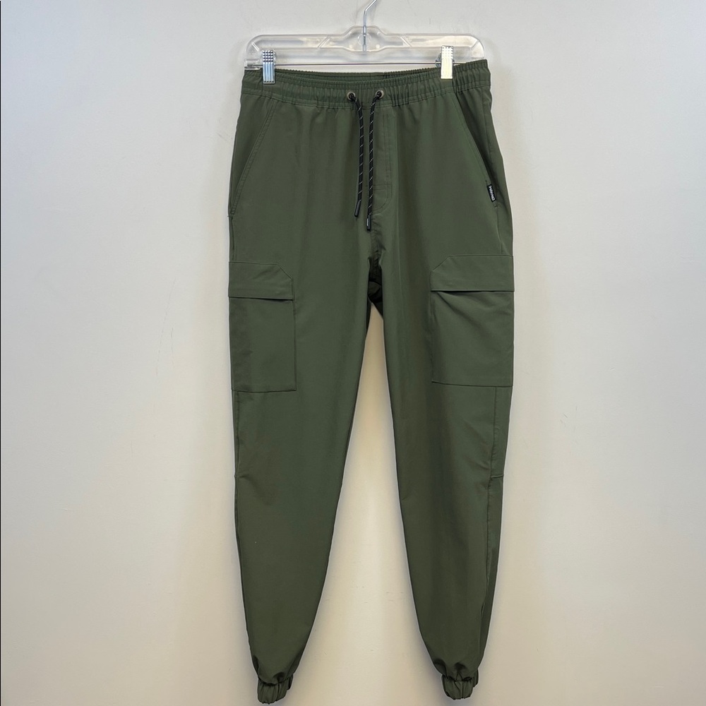 Tony Hawk Women's Olive Green Utility Elastic Ankle joggers Size S